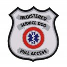 Mondo Medical Small Service Dog Patch 3.5in x 3.9in Working Dog Embroidered Tag