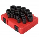 Sunex (SUN2640) 19pc 1/2"" Drive Fractional SAE Fractional Impact Socket Set