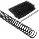 100 Spiral Binding Coils, Plastic Coil Spines for 90 Sheets (12 in, 12mm)