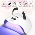 220W Professional LED UV Nail Dryer Gel Polish Lamp Salon Manicure SUN X6 MAX