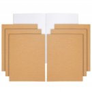 6-Pack Large Blank Notebooks for Kids, Bulk Sketchbook, 48 Pages Each, 8.5x11 in