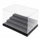 7Penn Acrylic Display Case for Figures - 4 Step Clear Display Box and Lid