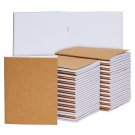 48 Pack Journal for Kids, Kraft Paper Notebook, 24 Sheets, 4.25x5.5 in