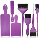 7 Piece Balayage Kit with Highlighting Board and Hair Dye Brushes, Purple