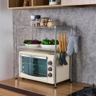 Home Metal Microwave Oven Shelf Kitchen Rack Counter Organizer Storage Holders