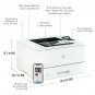 HP LaserJet Pro 4001dn Laser Printer, Black And White Mobile Print Up to 80,000
