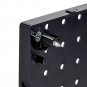 4 Pack 10x10"" Black Pegboard Panel Garage Tools Organizer Shelf Display Holder