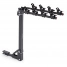 Rockland Hitch Mounted Bike Rack for Cars, Trucks, SUVs, and RVs, Holds 4 Bikes
