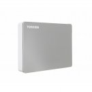 Toshiba External Hard Drive 4TB, Portable Flex USB-C, USB 3.0, Silver - Mac & PC