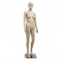 Full Body Female Mannequin w/Base Plastic Realistic Display Head Turns Dress