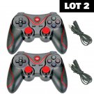 2x Wireless Bluetooth Gamepad Joystick Joypad Game Controller for PC Android Tab
