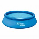Summer Waves 12 Feet by 36 Inch Above Ground Inflatable Swimming Pool with Pump