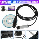 6ft USB to DMX512 Interface Adapter Stage Light Controller Cable For Computer PC