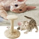 Cat Tree Toy Jute Scratching Tower Climbing Post Kitten Play Beige For Small Cat