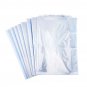 100 Pack PVC Heat Shrink Wrap Film Flat Bags for Packaging Soap, Candles, 8x12""