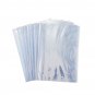 100 Pack PVC Heat Shrink Wrap Film Flat Bags for Packaging Soap, Candles, 10x14""