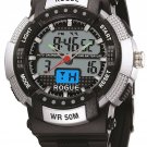 Rogue RG10361SL Sport Chronograph Men's Analog Digital Black Resin Strap