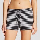 Gilligan & O'Malley Total Comfort Striped Women's Pajama Shorts (Black/Grey), 3X