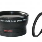0.45x D.Vision Wide Angle Lens for Canon Vixia HF R800 R700 R600 R72 R70 R62 R60