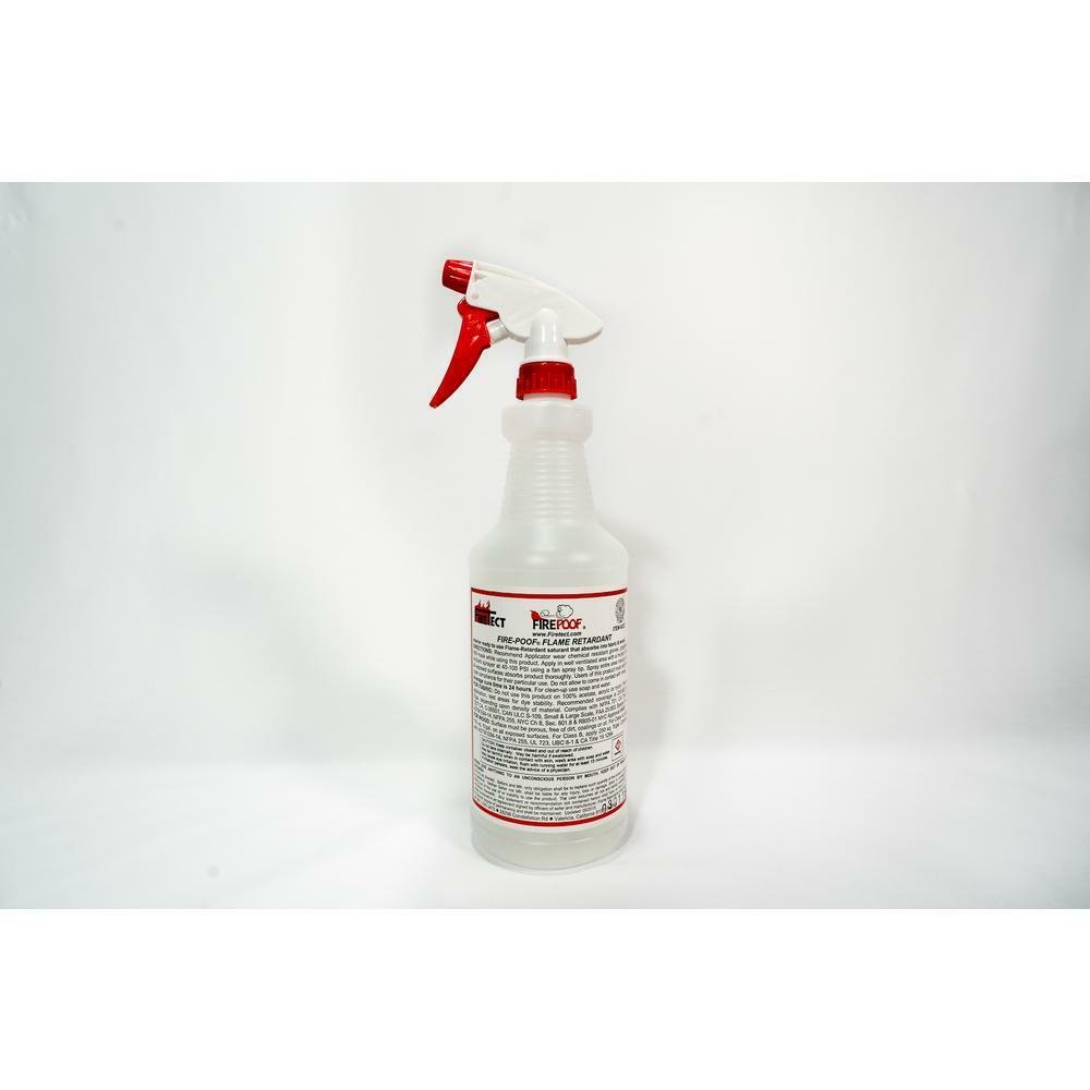 Fire Retardant Spray 32 oz. Clear Fireproofing Flame Liquid Fabric And Raw Wood