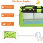 Costway Green Baby Crib Playpen Playard Pack Travel Infant Bassinet Bed Foldable