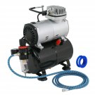 Thermally Protected 1/5 HP AIR COMPRESSOR KIT W/3L Air Tank Maintenance Free