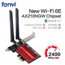 Intel AX210NGW Wi-Fi 6E PCI-E Wifi Card 802.11ax AX210 Network Bluetooth Adapter