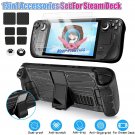 13in1 Accessories Set For Steam Deck Protective Case Screen Protector Thumb Grip