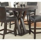 Coaster Mannes Square Counter Height Dining Table in Cappuccino
