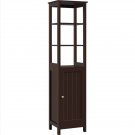 Tall Bathroom Floor Cabinet with 3 Shelves and Storage Cabinet, Organizer Rack