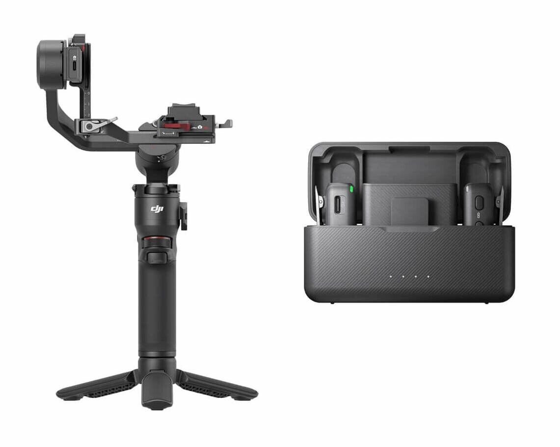 DJI RS 3 Mini Gimbal Stabilizer Combo (4.4 lbs) Tested Payload & DJI MIC