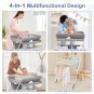 Babyjoy Baby Changing Table Folding Infant Diaper Station Nursery w/ Storage