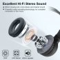 Rechargeable FM Digital Radio Receiver Headphone Foldable Walkman Headset 3.5MM