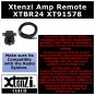 Xtenzi Bass Volume Knob Control Remote XTBR24 for Rockford Fosgate Punch PEQ Amp