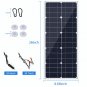 12V Solar Panel 150 Watt Monocrystalline Module PV 30A Controller Boats RV Car
