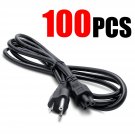 Lot of 100 PC 3-Prong AKA Mickey Mouse AC Power Cord for Laptop equipment