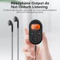Portable Digital FM AM Radio Stereo Rechargeable w/Earphones for Walking Jogging