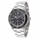 Glycine Men's GL0076 Combat Sub 42mm Black Dial Stainless Steel Watch
