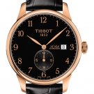 Tissot Men's T0064283605200 Le Locle 39.3mm Black Dial Leather Watch