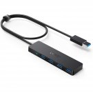 Anker 4-Port USB 3.0 Hub, Ultra-Slim Data USB Hub with 2 ft Extended Cable [Charging Not