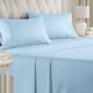 King Size Sheet Set - 4 Piece Hotel Bed Sheets - Extra Soft - Deep Pockets - Easy Fit - B