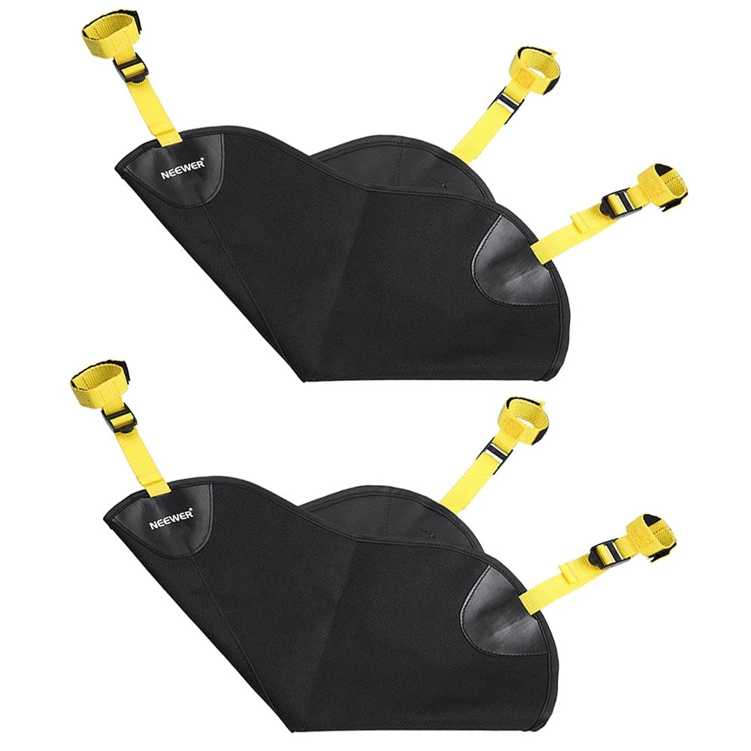 Neewer 2 Pack Black Heavy Duty Photographic Studio Video SandBag for Light Stands, Boom S