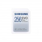 SAMSUNG EVO Plus Full Size 256GB SDXC Card 130MB/s Full HD & 4K UHD, UHS-I, U3, V30 (MB-S