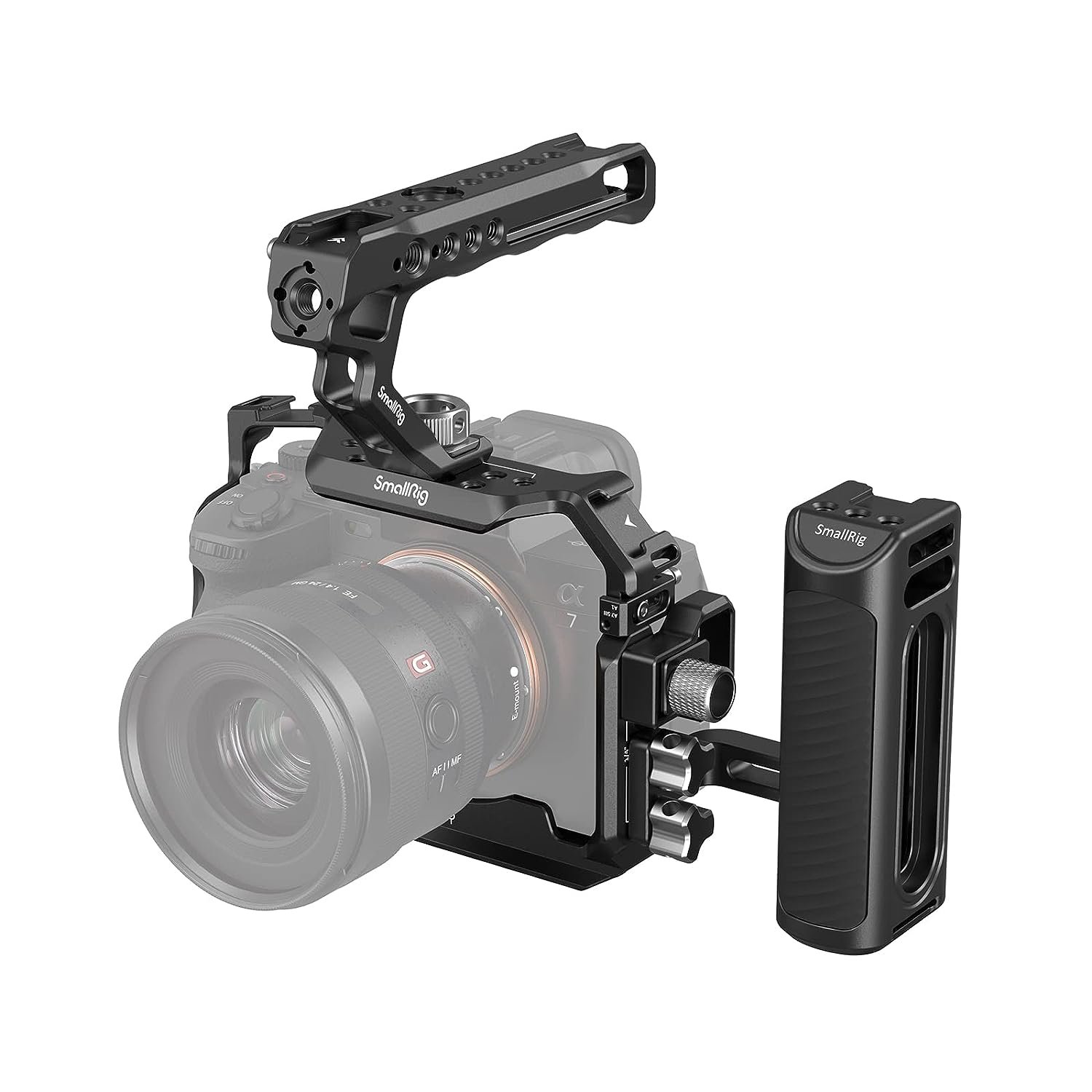 SmallRig A7R V / A7 IV / A7S III Cage with Top Handle, Side Handgrip and HDMI Cable Clamp