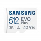 SAMSUNG EVO Plus w/ SD Adaptor 512GB Micro SDXC, Up-to 130MB/s, Expanded Storage for Gami