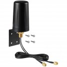 Waterproof 5Dbi 3G 4G/Lte 2X2 Mimo Low Profile Omni-Directional Antenna With 10 Ft Coax C
