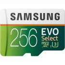 SAMSUNG ELECTRONICS EVO Select 256GB MicroSDXC UHS-I U3 100MB/s Full HD & 4K UHD Memory Ca