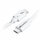 Cable Matters [Intel Certified] 40Gbps Thunderbolt 4 Cable 2.6ft with 8K Video and 100W Ch