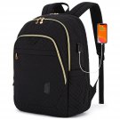 BAGSMART Laptop Backpack for Women Travel Backpack 15.6 Inch Computer Back Pack with USB C