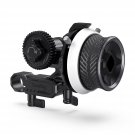 SmallRig Mini Follow Focus with A/B Stops & 15mm Rod Clamp and Snap-on Gear Ring Belt for